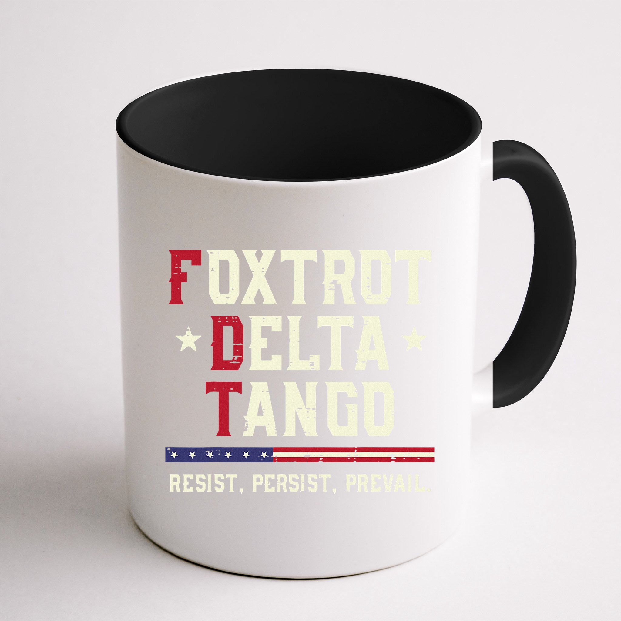 Foxtrot Delta Tango Resist Persist Protest Women Mug
