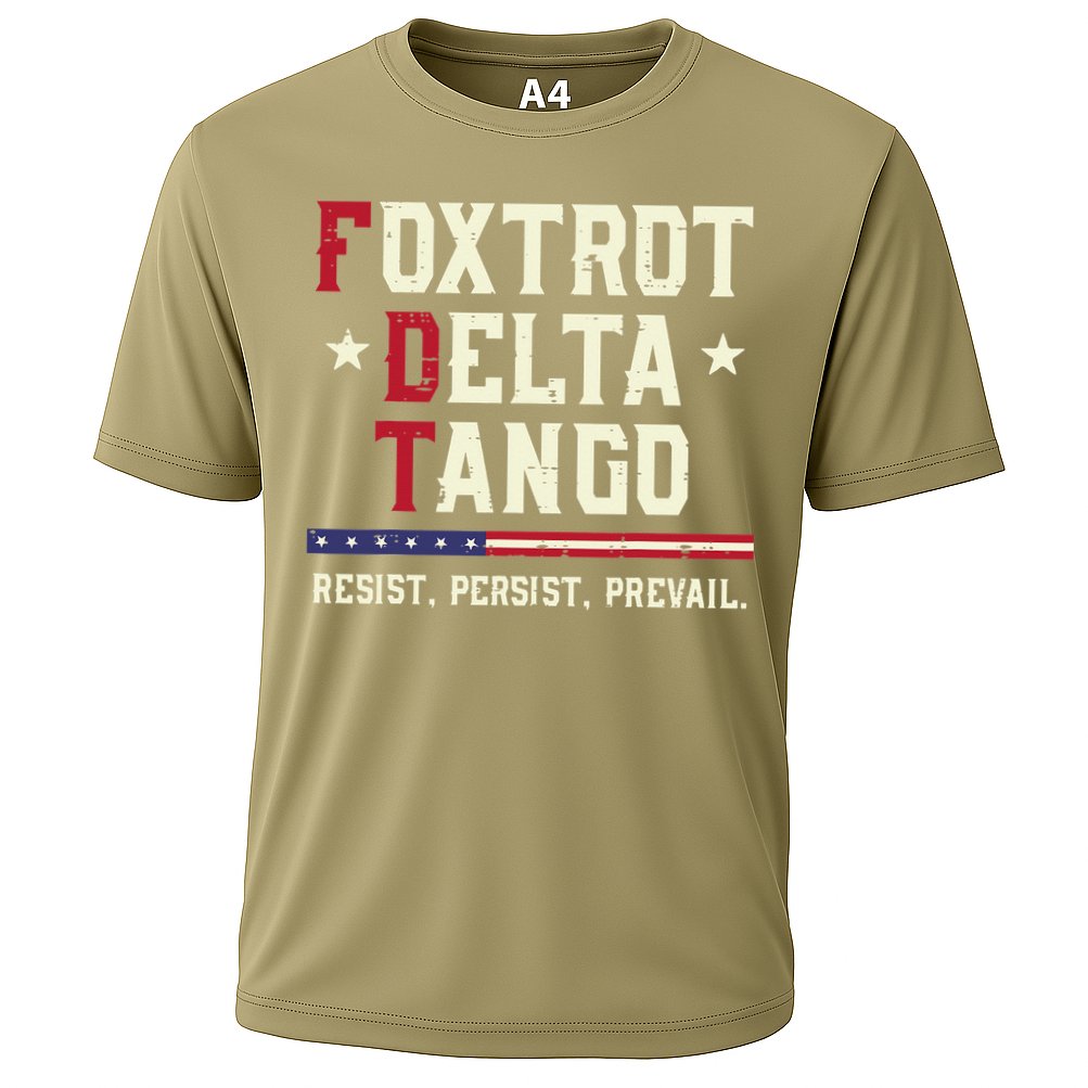 Foxtrot Delta Tango Resist Persist Protest Women Performance Shirt