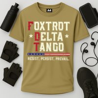 Foxtrot Delta Tango Resist Persist Protest Women Performance Shirt