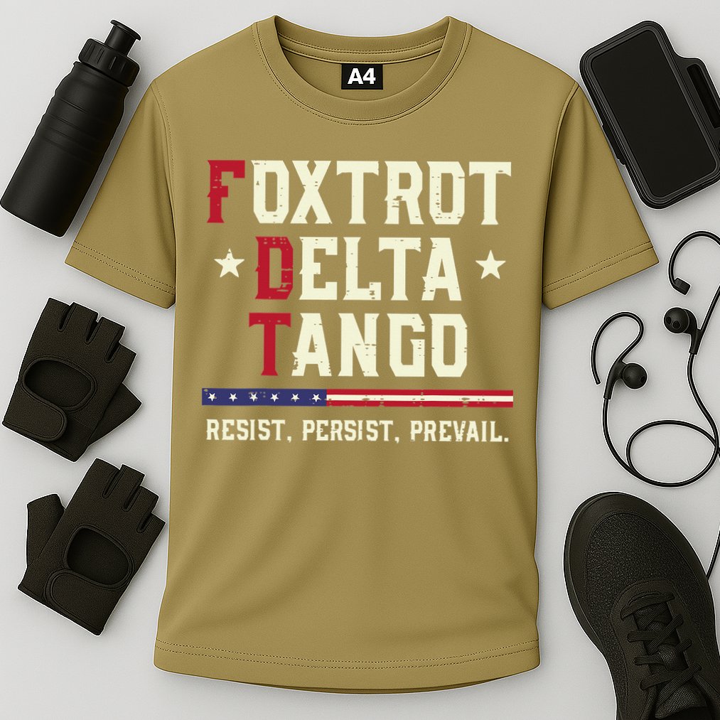 Foxtrot Delta Tango Resist Persist Protest Women Performance Shirt