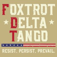 Foxtrot Delta Tango Resist Persist Protest Women Performance Shirt