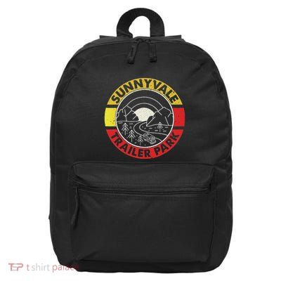 Funny Design Trailer Park Sunnyvale Lovers Design 16 in Basic Backpack