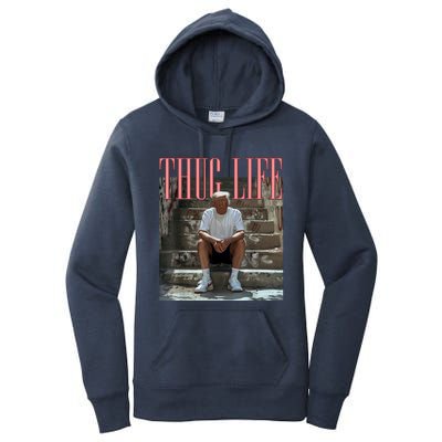 Funny Donald Trump Thug Life Women's Pullover Hoodie