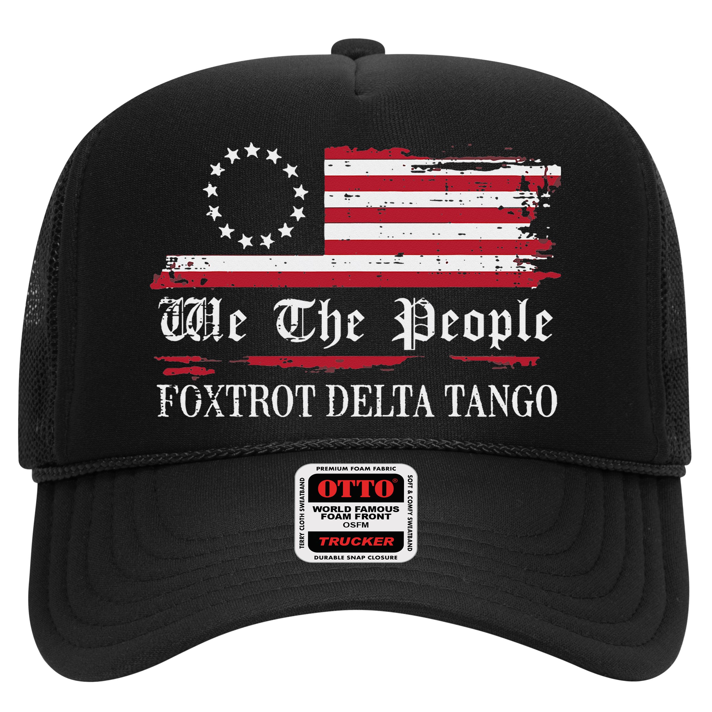 Foxtrot Delta Tango Flag We The People Resist Women Hat