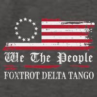 Foxtrot Delta Tango Flag We The People Resist Women Vector Backpack