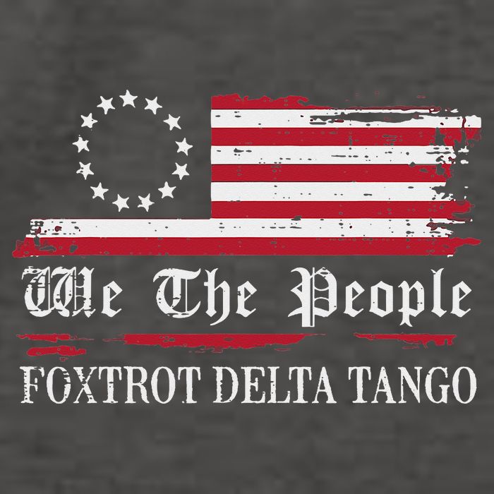 Foxtrot Delta Tango Flag We The People Resist Women Vector Backpack
