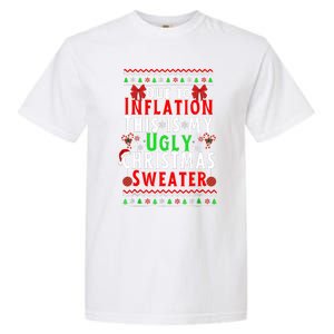 Funny Due To Inflation This Is My Ugly For Christmas Garment-Dyed Heavyweight T-Shirt