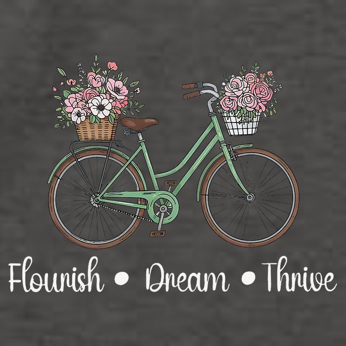 Flourish Dream Thrive Floral Bike Subtle 8647 Trump Resist Vector Backpack