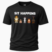 Funny Dog Training Art For  Dog Lover Puppy Pet Cooling Performance Crew T-Shirt