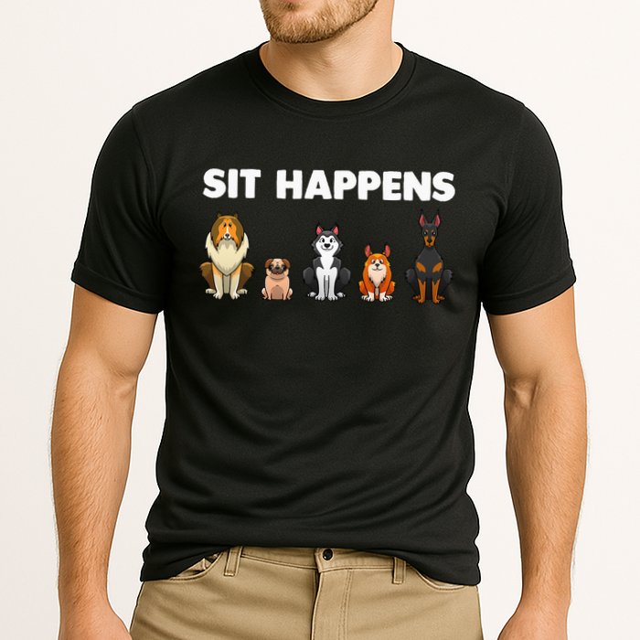 Funny Dog Training Art For  Dog Lover Puppy Pet Cooling Performance Crew T-Shirt