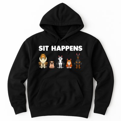 Funny Dog Training Art For  Dog Lover Puppy Pet Hoodie
