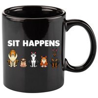 Funny Dog Training Art For  Dog Lover Puppy Pet 11oz C Handle Ceramic Mug