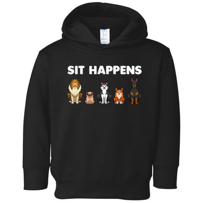 Funny Dog Training Art For  Dog Lover Puppy Pet Toddler Hoodie