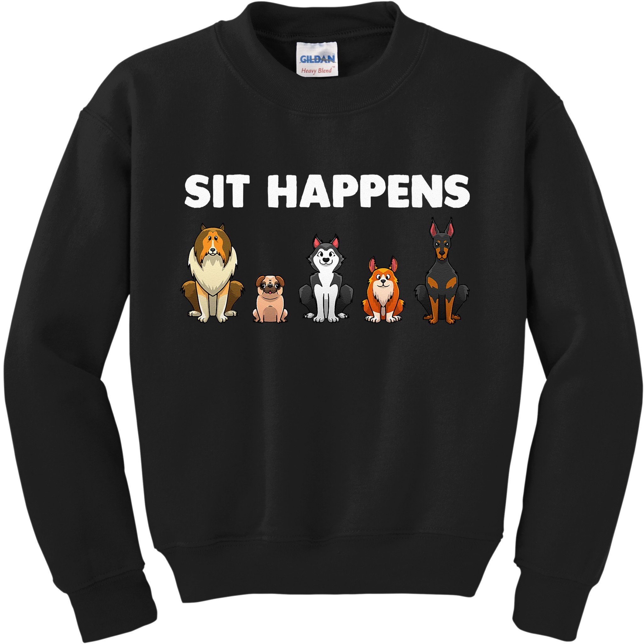 Funny Dog Training Art For  Dog Lover Puppy Pet Kids Sweatshirt