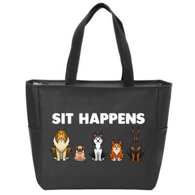 Funny Dog Training Art For  Dog Lover Puppy Pet Zip Tote Bag
