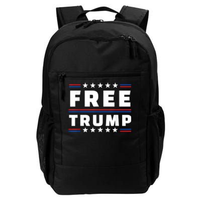 Free Donald Trump Republican Support Pro Trump American Flag Daily Commute Backpack