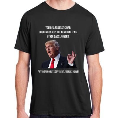 FatherS Day Trump Funny Fantastic Dad Adult ChromaSoft Performance T-Shirt