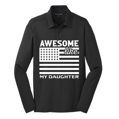 Fathers Day T 65 Silk Touch Performance Long Sleeve Polo