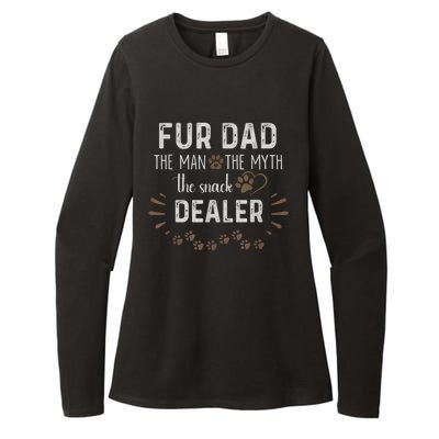 Fur Dad The Man The Myth The Snack Dealer Womens CVC Long Sleeve Shirt