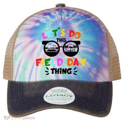 Field Day Thing Summer Field Day 23 Teachers Colorful Legacy Tie Dye Trucker Hat