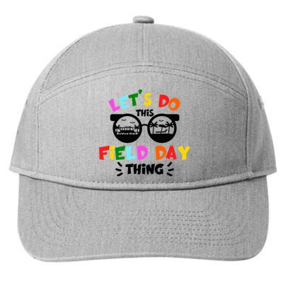 Field Day Thing Summer Field Day 23 Teachers Colorful 7-Panel Snapback Hat