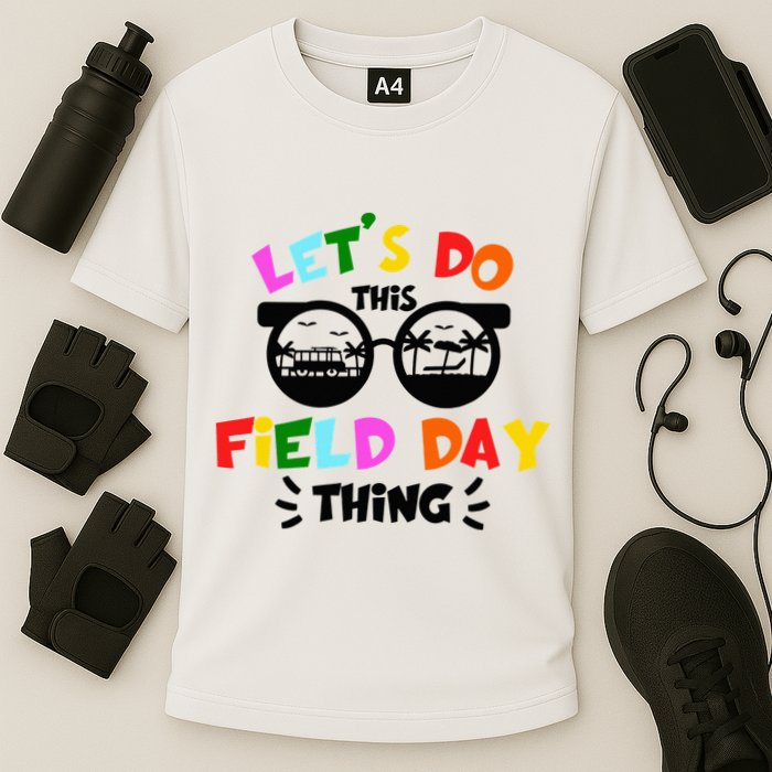 Field Day Thing Summer Field Day 23 Teachers Colorful Performance Shirt