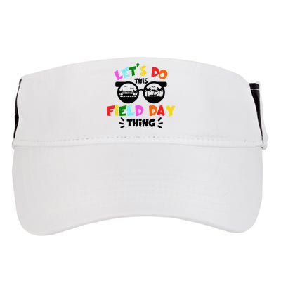 Field Day Thing Summer Field Day 23 Teachers Colorful Adult Drive Performance Visor