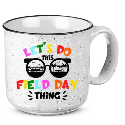 Field Day Thing Summer Field Day 23 Teachers Colorful 15oz Campfire Ceramic Mug