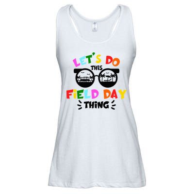 Field Day Thing Summer Field Day 23 Teachers Colorful Ladies Essential Flowy Tank