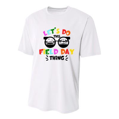 Field Day Thing Summer Field Day 23 Teachers Colorful Youth Performance Sprint T-Shirt