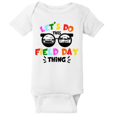 Field Day Thing Summer Field Day 23 Teachers Colorful Baby Bodysuit