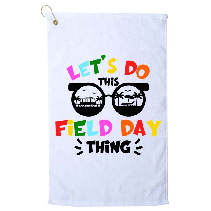 Field Day Thing Summer Field Day 23 Teachers Colorful Golf Towel