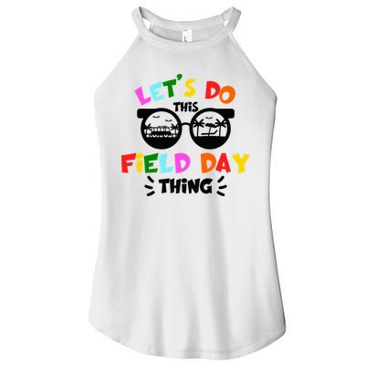 Field Day Thing Summer Field Day 23 Teachers Colorful Women's Perfect Tri Rocker Tank