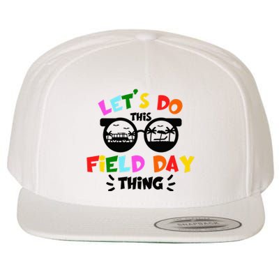 Field Day Thing Summer Field Day 23 Teachers Colorful Wool Snapback Cap