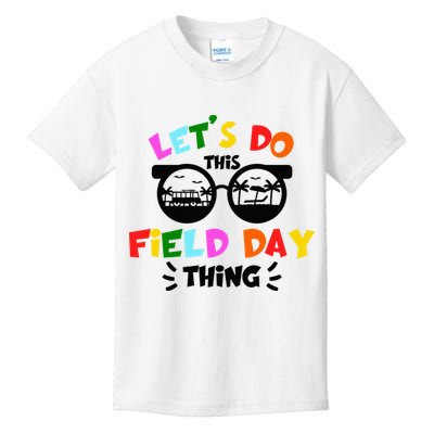 Field Day Thing Summer Field Day 23 Teachers Colorful Kids T-Shirt