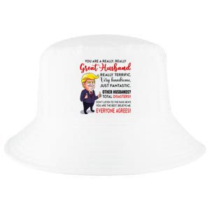 Funny Donald Trump YouRe A Really Great Husband Cool Comfort Performance Bucket Hat