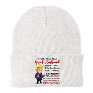 Funny Donald Trump YouRe A Really Great Husband Knit Cap Winter Beanie