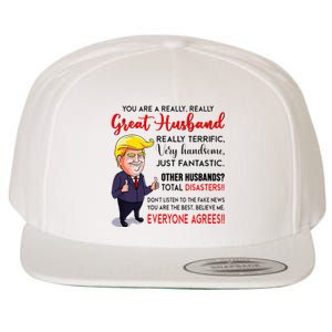 Funny Donald Trump YouRe A Really Great Husband Wool Snapback Cap