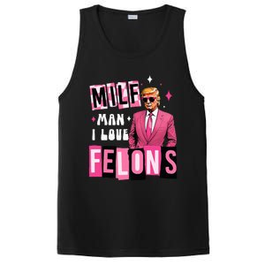 Funny Donald Trump Milf Man I Love Felons Take America Back PosiCharge Competitor Tank