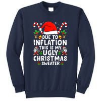 Funny Due To Inflation This Is My Ugly Sweater For Christmas Gift Sweatshirt