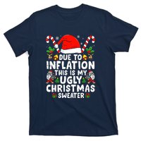 Funny Due To Inflation This Is My Ugly Sweater For Christmas Gift T-Shirt