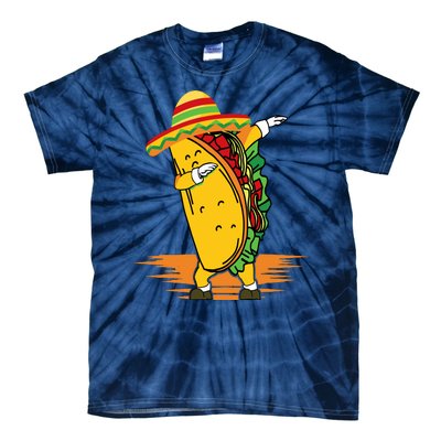 Funny Dabbing Taco Cinco De Mayo Tie-Dye T-Shirt