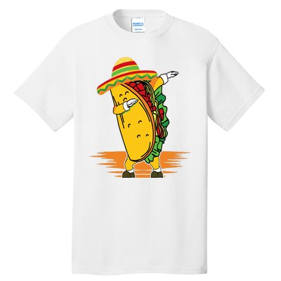 Funny Dabbing Taco Cinco De Mayo Tall T-Shirt