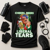 Funny Donald Trump Cheer Beer Liberal Tear Vote Republican Meaningful Gift Cooling Performance Crew T-Shirt