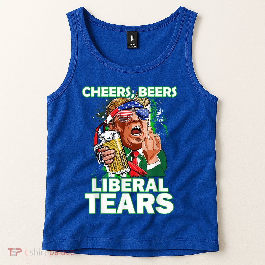 Funny Donald Trump Cheer Beer Liberal Tear Vote Republican Meaningful Gift Tank Top