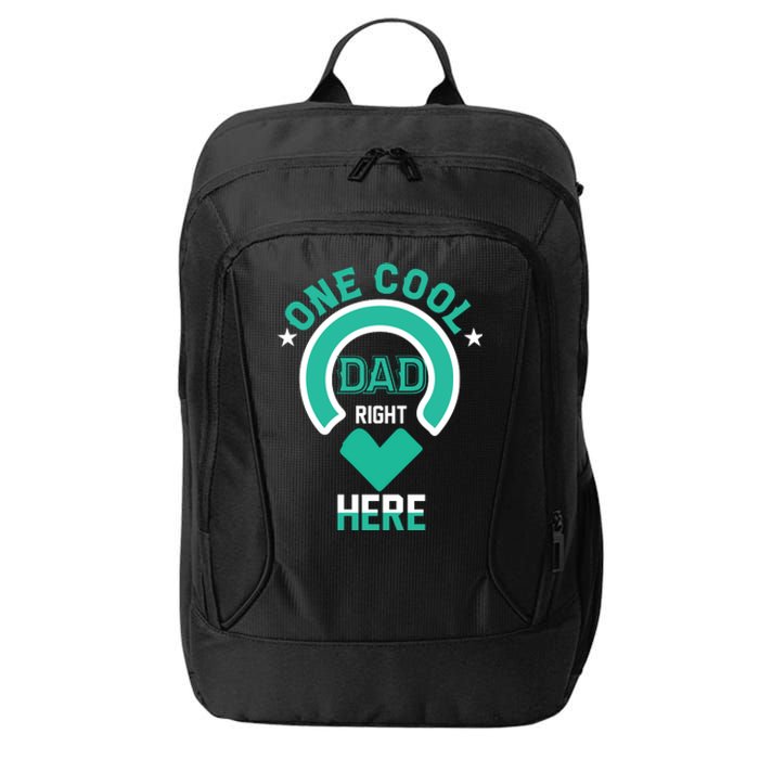 Fathers Day T , One Cool Dad City Backpack