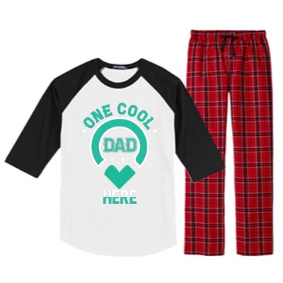 Fathers Day T , One Cool Dad Raglan Sleeve Pajama Set