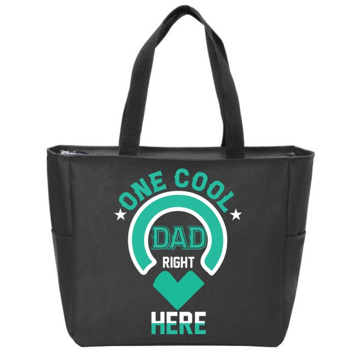 Fathers Day T , One Cool Dad Zip Tote Bag