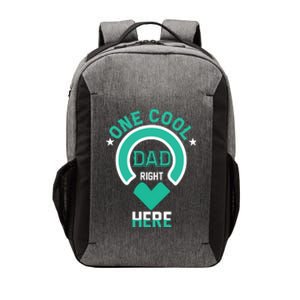 Fathers Day T , One Cool Dad Vector Backpack