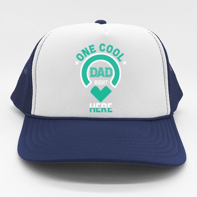 Fathers Day T , One Cool Dad Trucker Hat